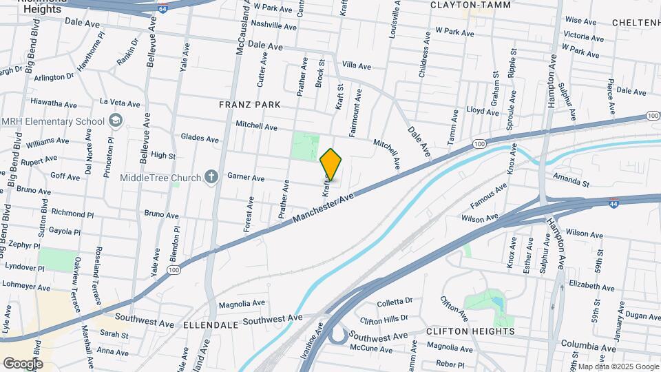 6657 Garner Ave, Unit 1st Floor Map and Location Details