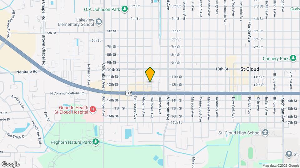 1124 California Ave Map and Location Details