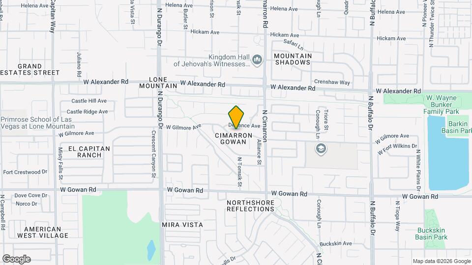 8168 W Gilmore Ave Mapa y Detalles de la Ubicación