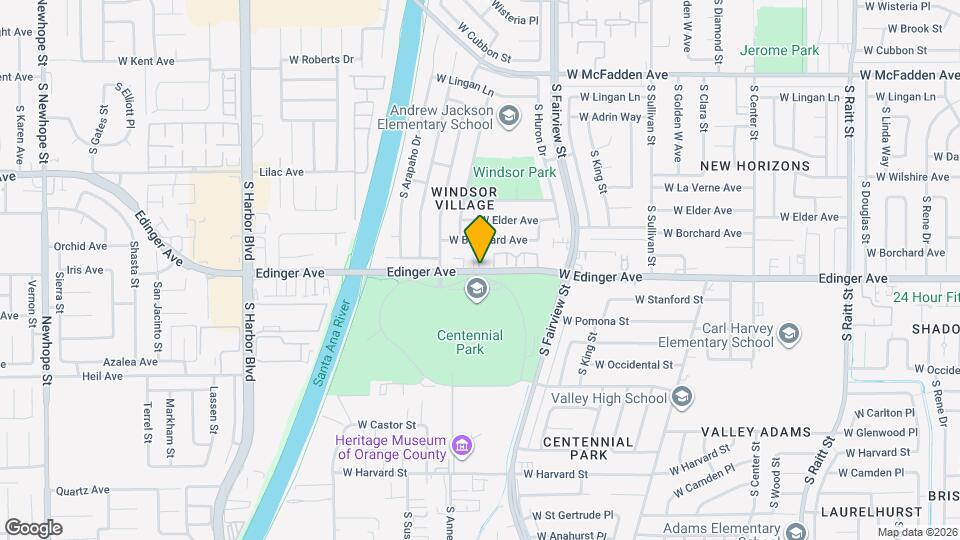 3025 W Edinger Ave Map and Location Details