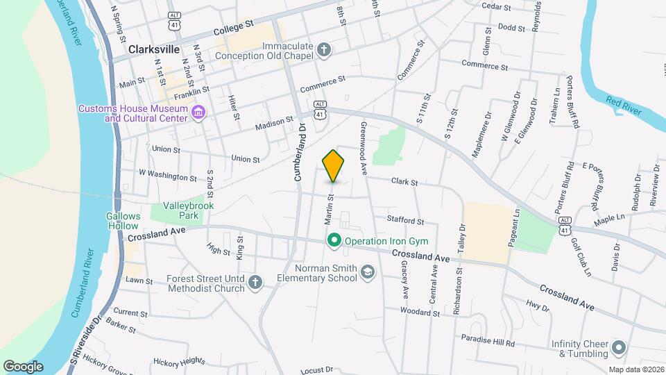 533 Martin St, Unit B Mapa y Detalles de la Ubicación