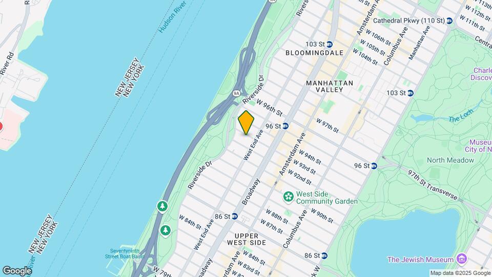 308 W 93rd St Map and Location Details