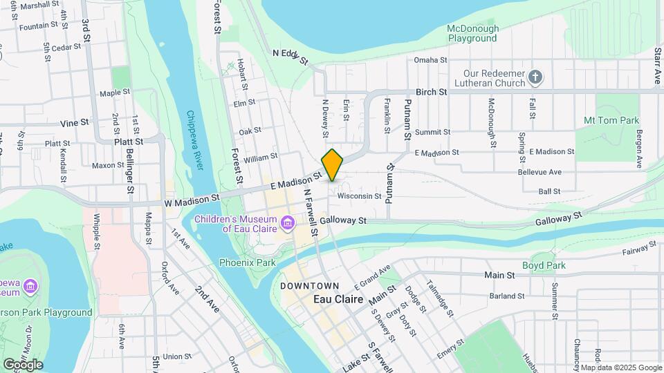 311 N Dewey St Map and Location Details