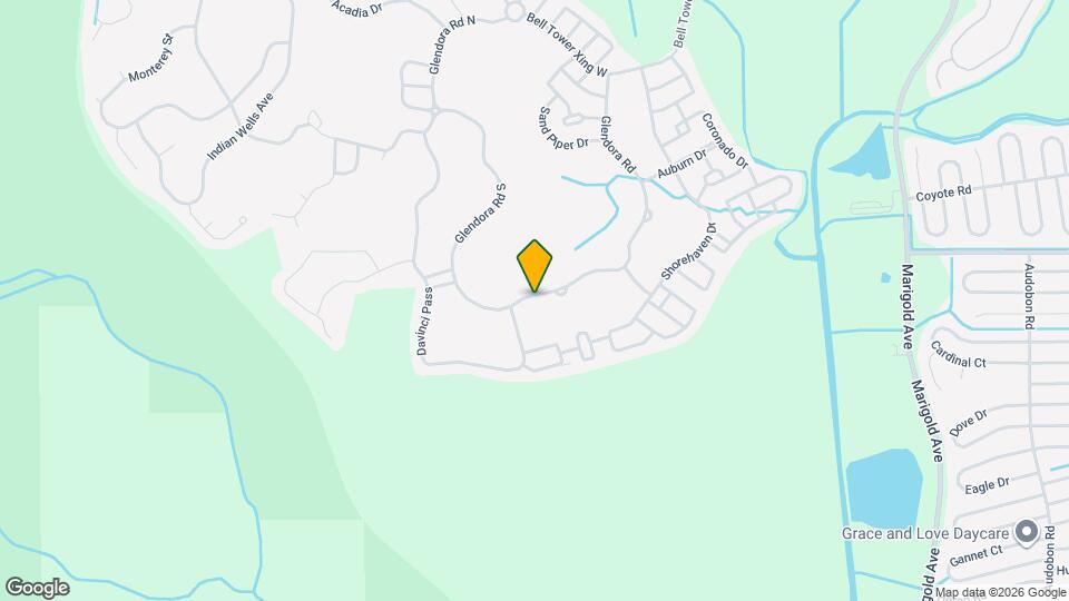 843 Glendora Rd Map and Location Details