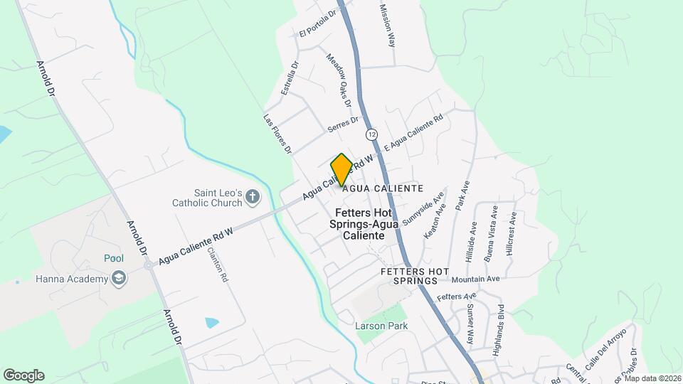 184 W Agua Caliente Rd, Unit 184 Map and Location Details