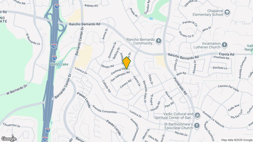 16702 San Salvador Rd Map and Location Details