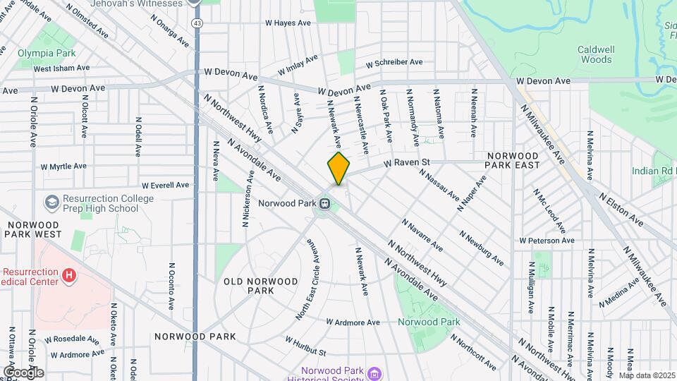 6827 W Raven St, Unit 2L Map and Location Details