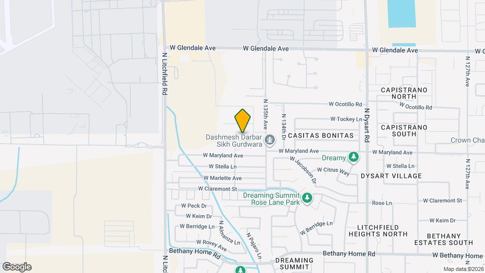 13532 Sierra Vista Dr Mapa y Detalles de la Ubicación