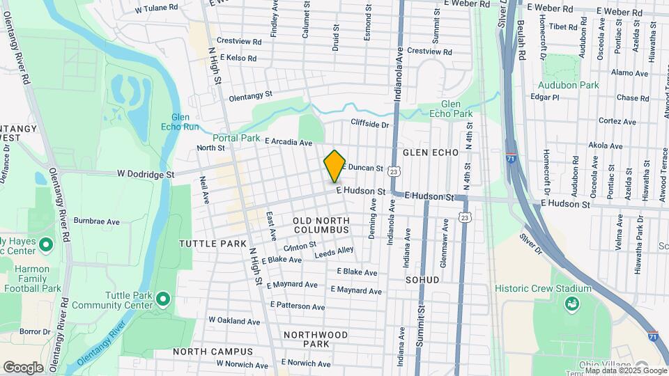 212 E Hudson St Mapa y Detalles de la Ubicación