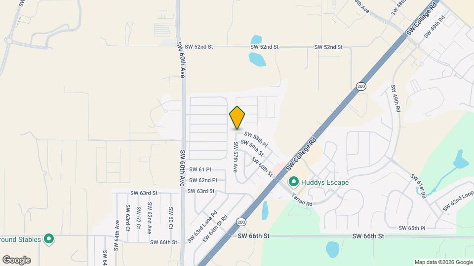 7707 SW 58th Pl Map and Location Details