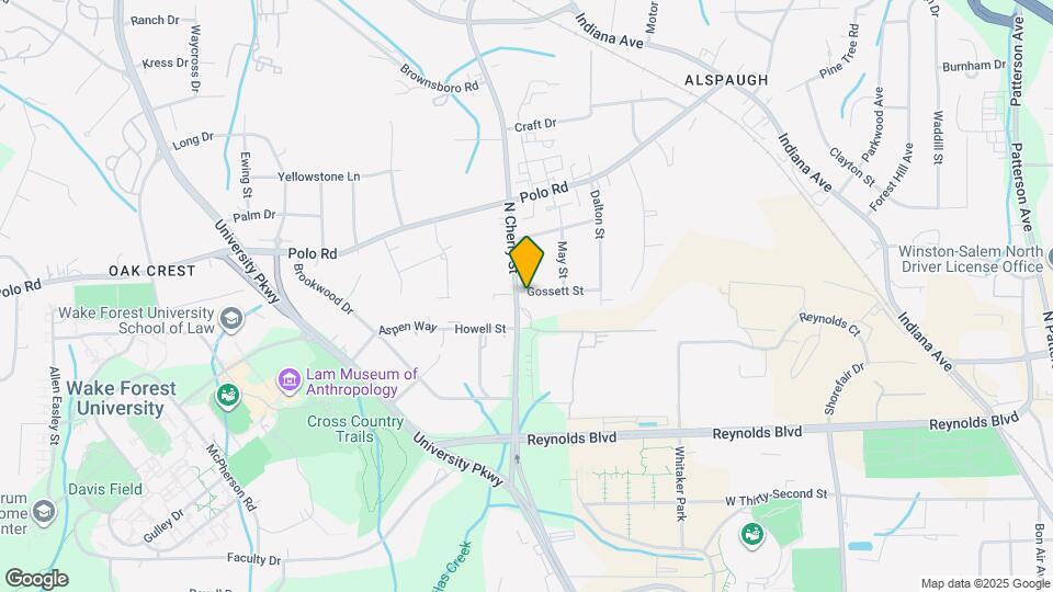 3713 N Cherry St Map and Location Details