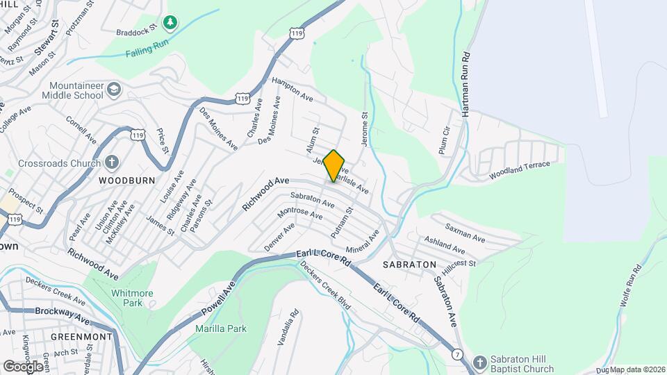 1251 Richwood Ave Map and Location Details