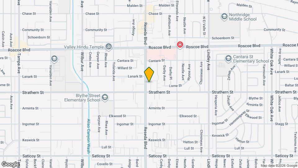 8040 Reseda Blvd, Unit 212 Map and Location Details
