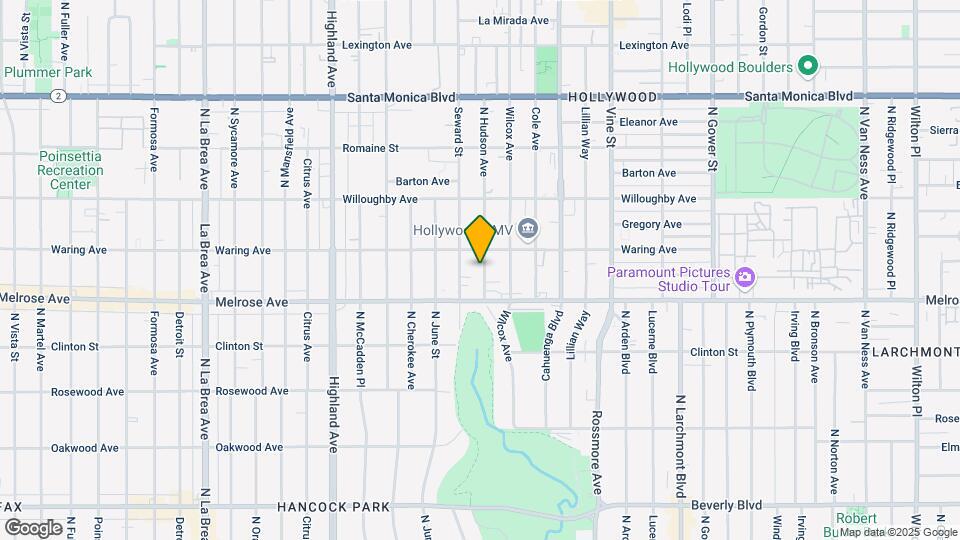 739 N Hudson Ave Mapa y Detalles de la Ubicación