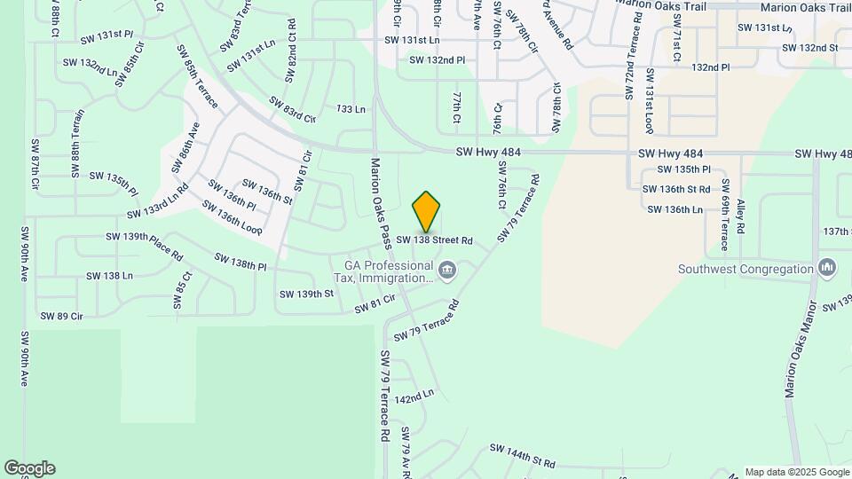 7877 SW 138 Street Rd Map and Location Details