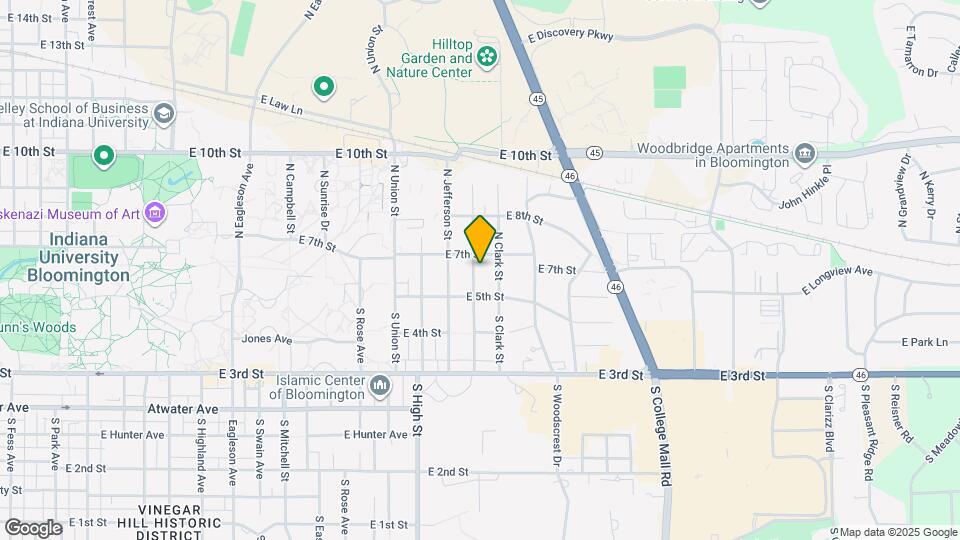 122 N Roosevelt St Map and Location Details