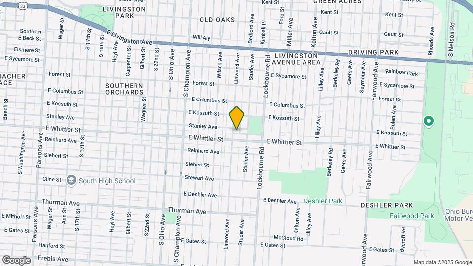 1068 Linwood Ave Map and Location Details