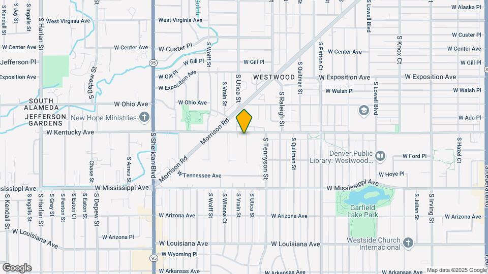 4514 W Kentucky Ave Mapa y Detalles de la Ubicación