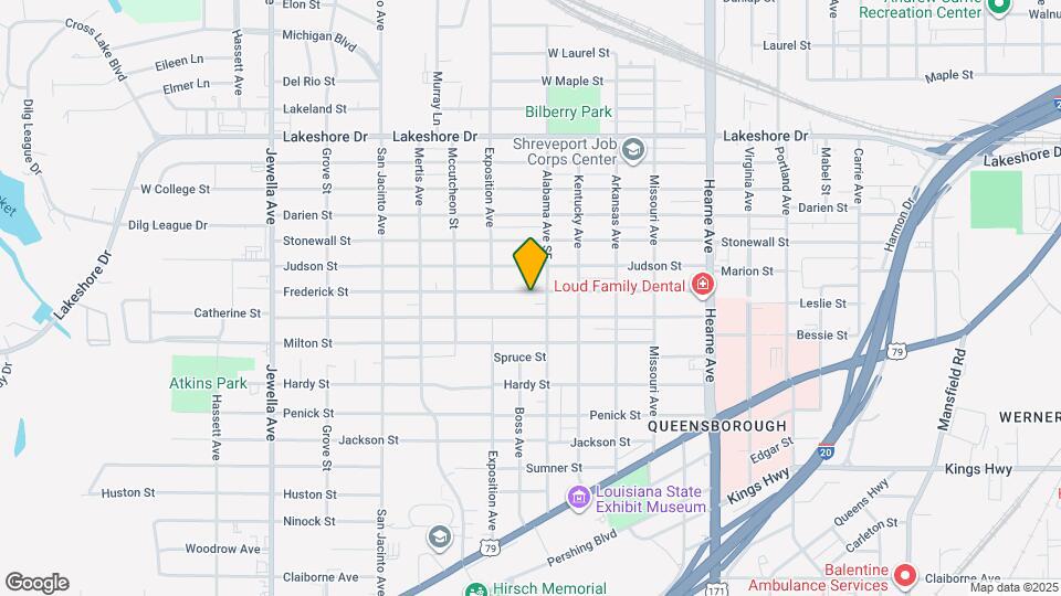 3117 Frederick St Map and Location Details