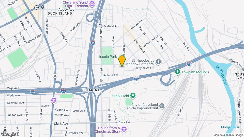 2562 W 10th St Map and Location Details