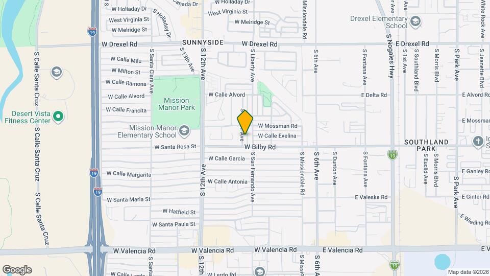 6027 S Lostan Ave Map and Location Details