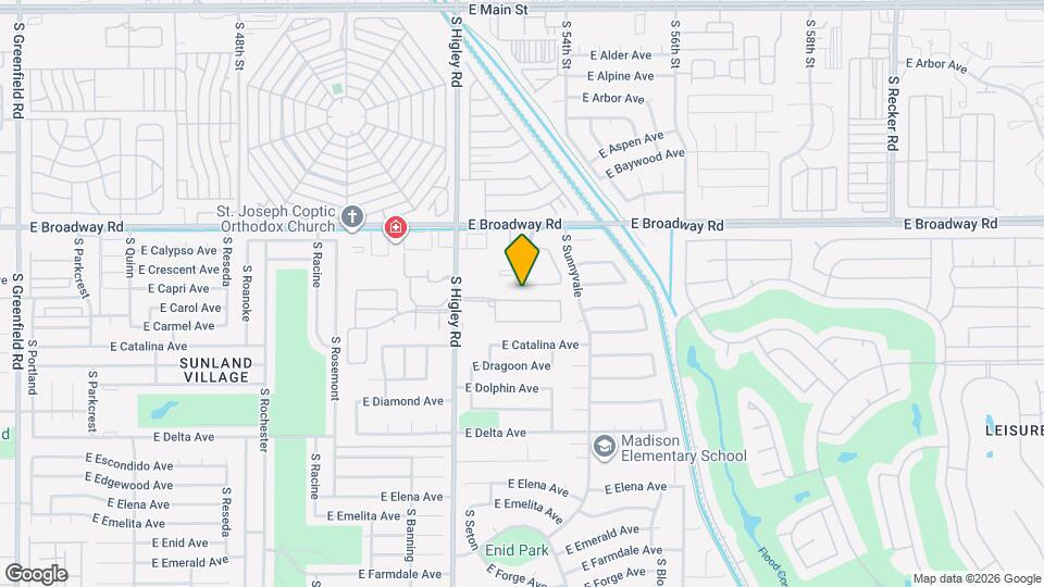 5306 E Carol Ave Mapa y Detalles de la Ubicación