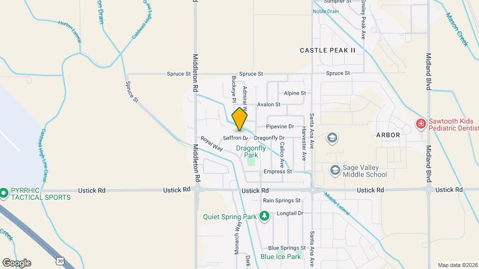 10812 Saffron Dr Map and Location Details