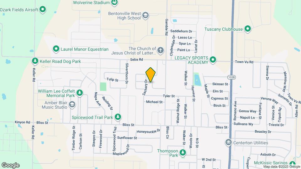 905 Vly Oaks Ln Map and Location Details