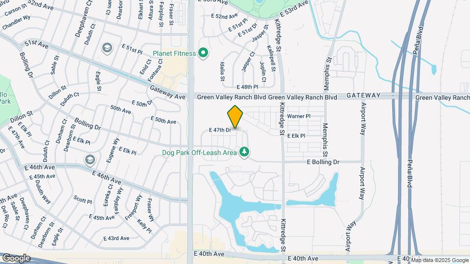 15684 E 47th Dr Map and Location Details
