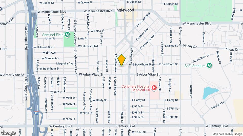 122 E Buckthorn St Map and Location Details