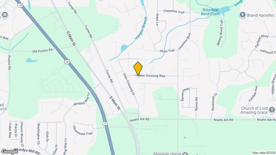 1667 Deer Crossing Way Mapa y Detalles de la Ubicación