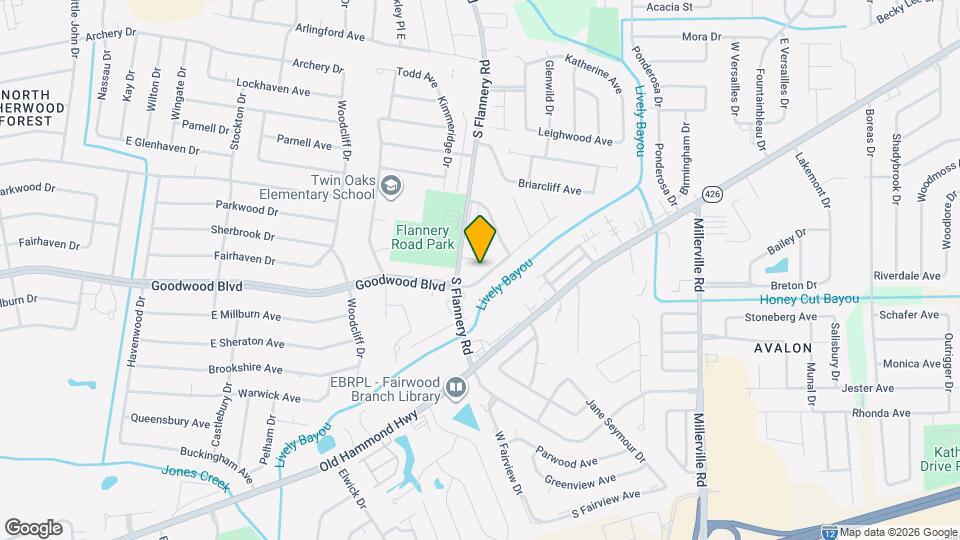 13601 Goodwood Dr Map and Location Details