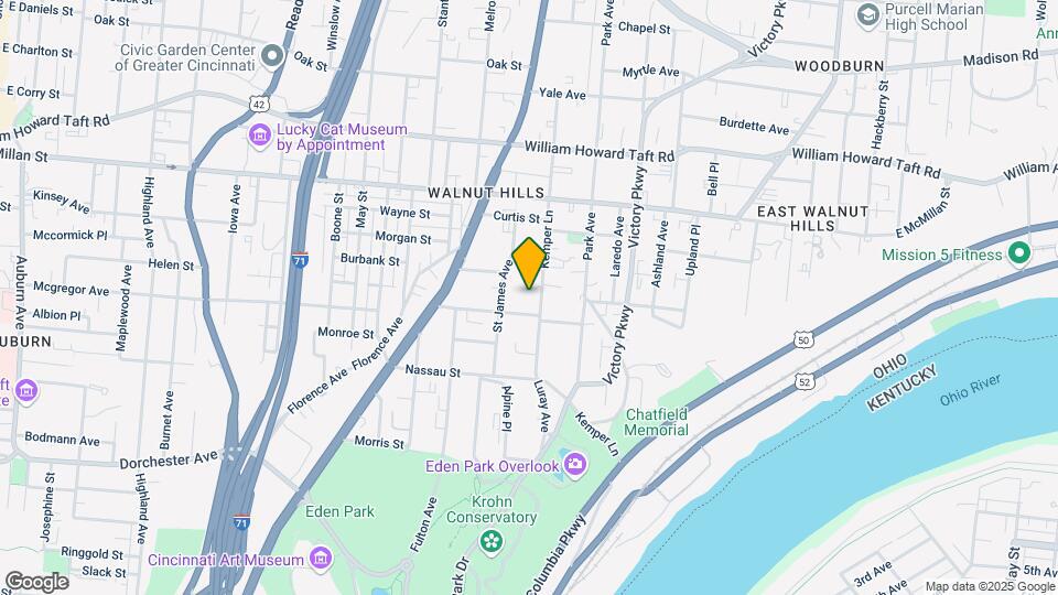 2309 Kemper Ln, Unit 1 Map and Location Details