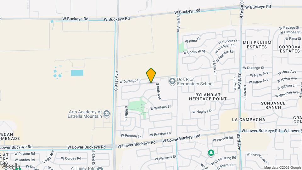 8827 W Hess St Mapa y Detalles de la Ubicación