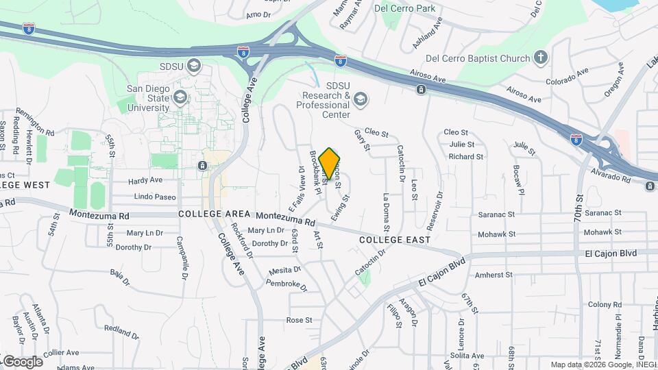 5155 Tipton St Map and Location Details