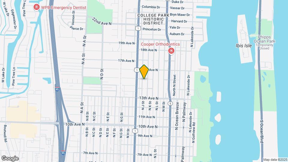 1426 N J St Map and Location Details