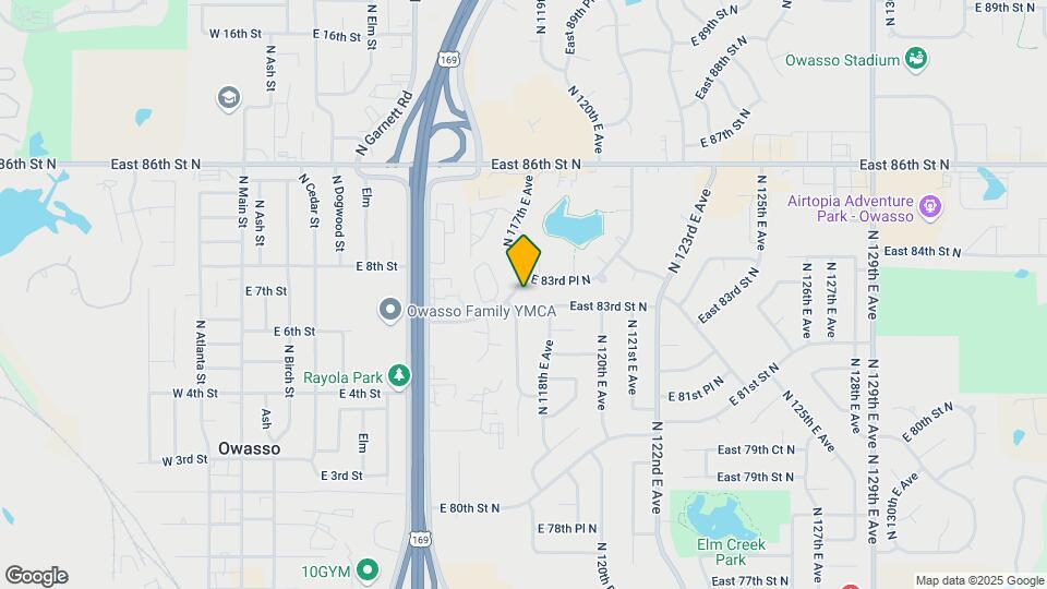 11702 East 83rd St N Mapa y Detalles de la Ubicación