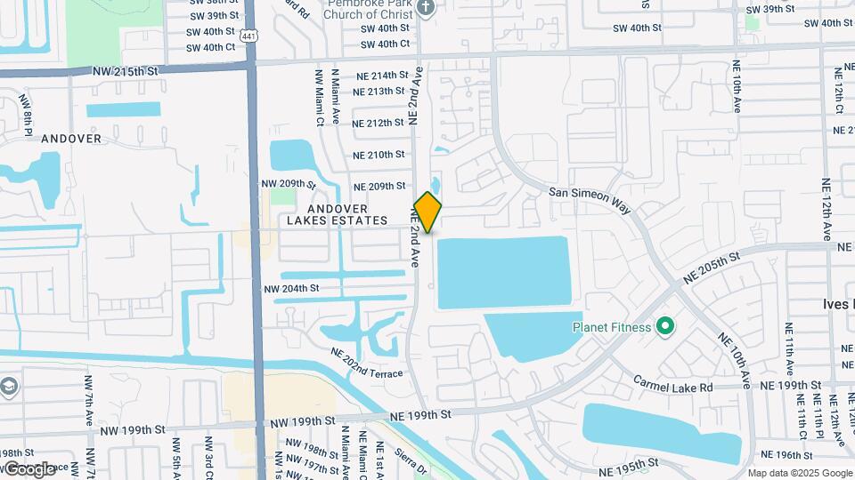 20634 NE 2nd Ct Map and Location Details