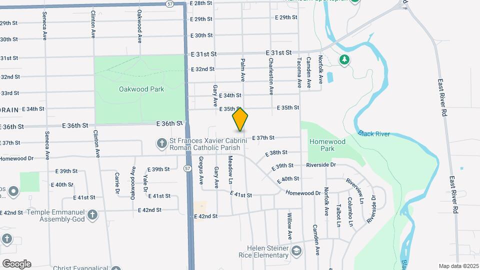 2387 E 37th St Map and Location Details