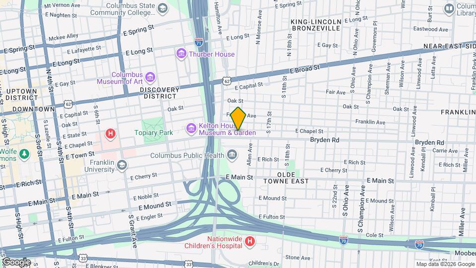 738 Bryden Rd Map and Location Details