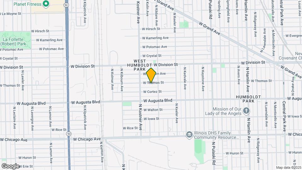 4321 W Thomas St, Unit 1 Map and Location Details