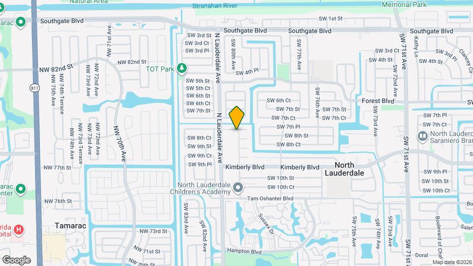 836 SW 80th Ave Mapa y Detalles de la Ubicación