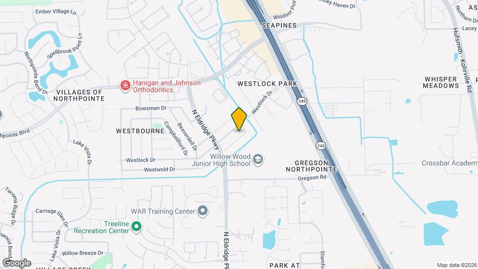 11818 Westwold Dr Map and Location Details