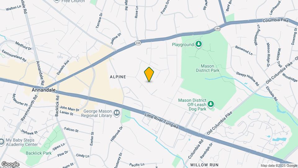 6902 Alpine Dr Map and Location Details