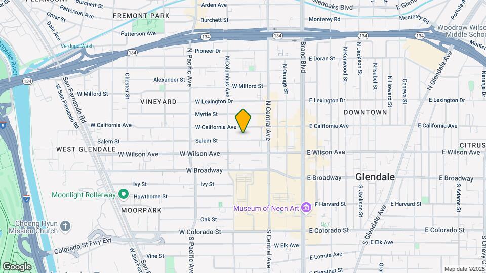 347 Salem St Map and Location Details