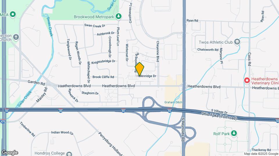 5453 Glenridge Dr Map and Location Details