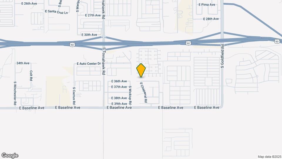 2104 E 36th Ave Mapa y Detalles de la Ubicación