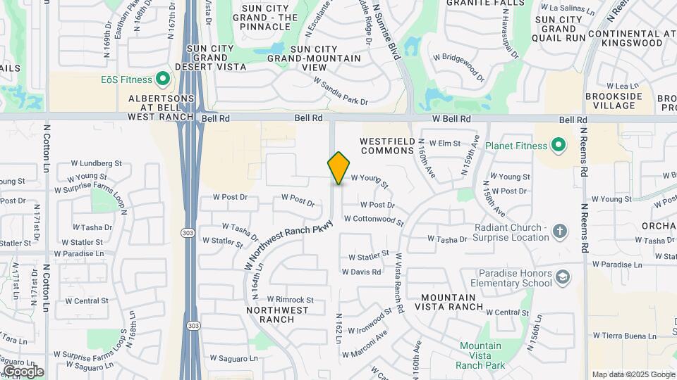 16584 N 162nd Ln Map and Location Details