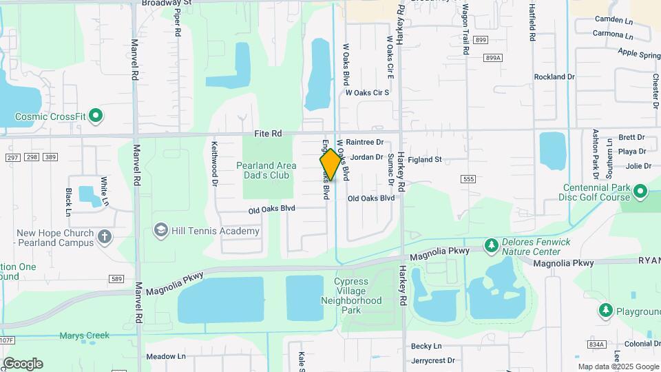 3121 English Oaks Blvd Map and Location Details