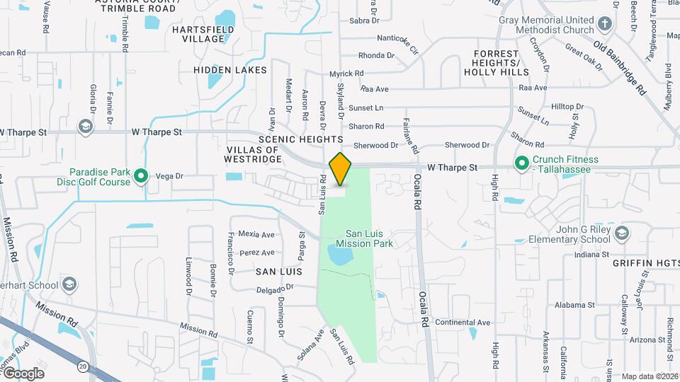 1555 San Luis Rd Map and Location Details